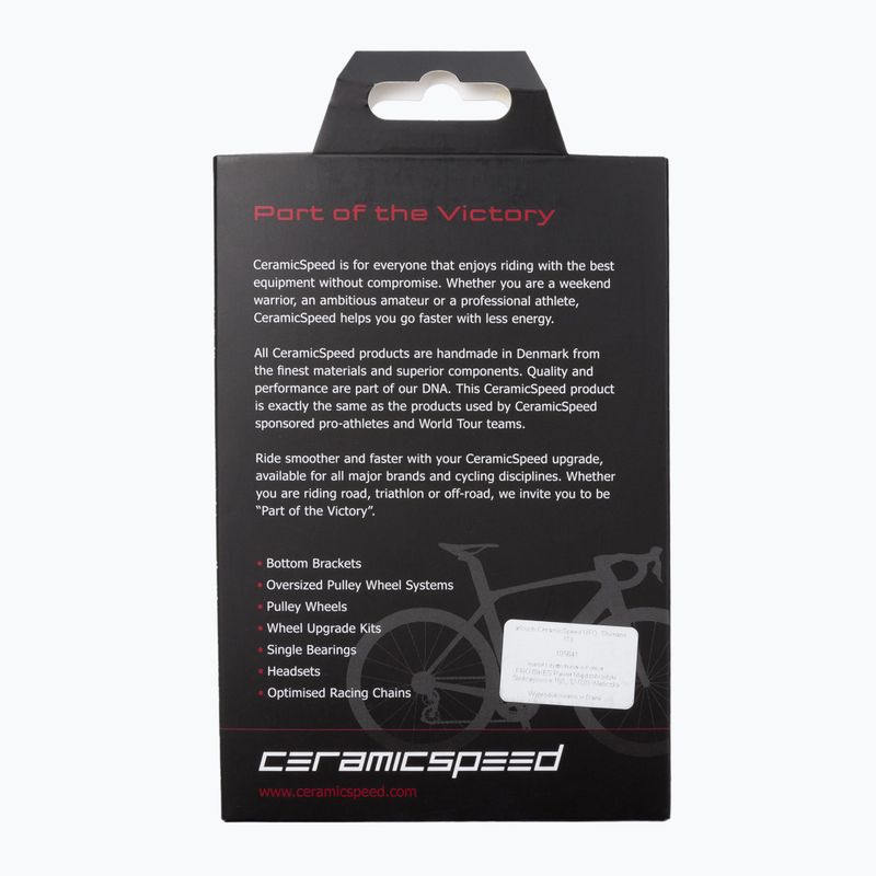 Shimano 11s sidabrinė CeramicSpeed UFO dviračio grandinė 105641 2