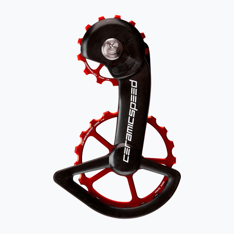 CeramicSpeed bėgių perjungimo vežimėlis OSPW 9100/R8000 serijos Dengtas raudona spalva 106318