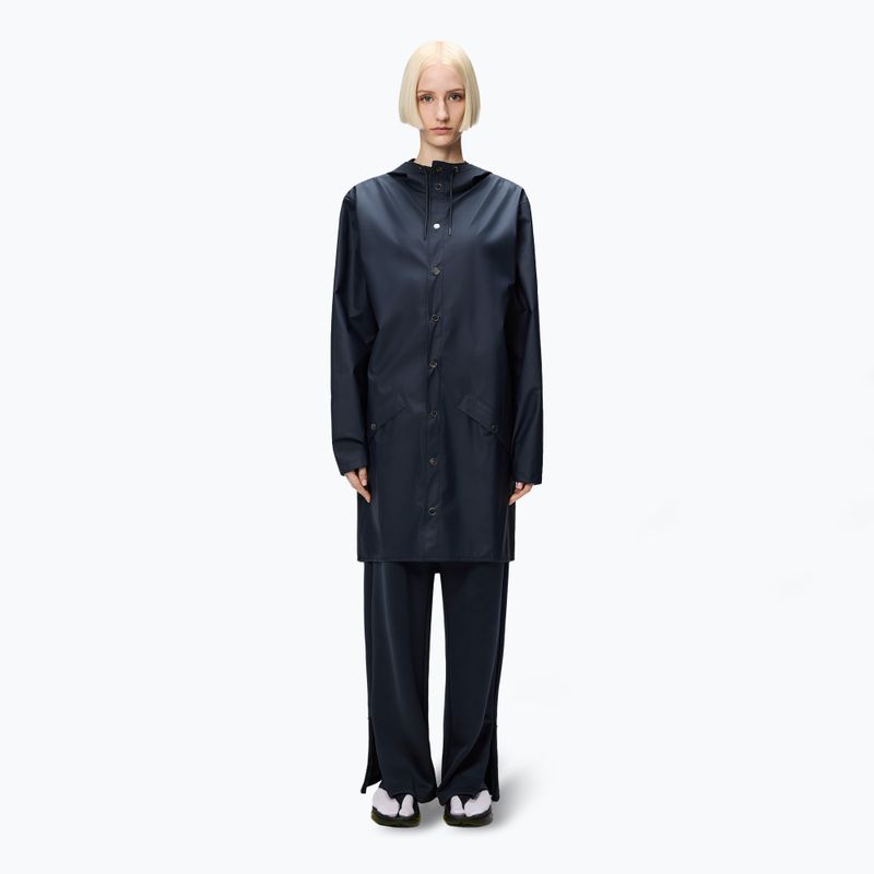 Kurtka Rains Long Jacket navy 3