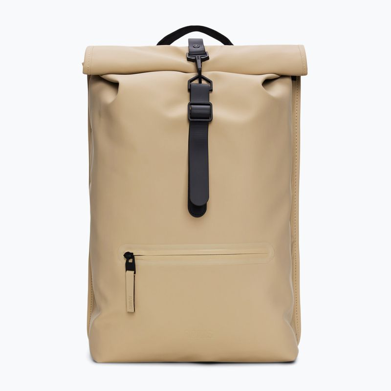 Miesto kuprinė Rains Rucksack Rolltop W3 13 l sand