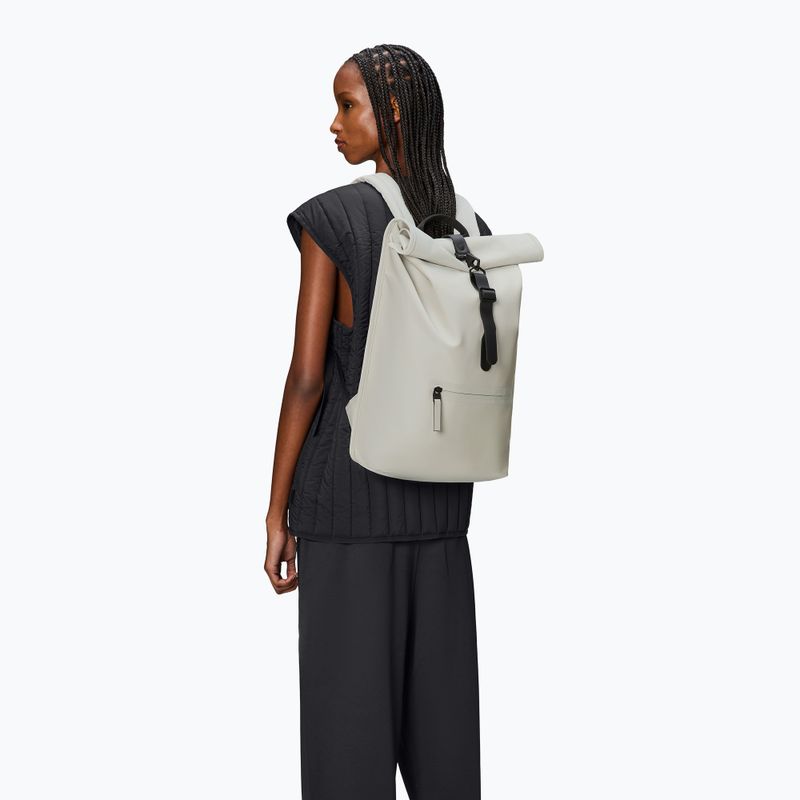 Miestinis kuprinė Rains Rucksack Rolltop 13 + 4 l matrix 3