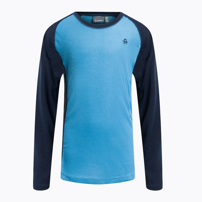 Vaikiški terminiai apatiniai drabužiai Spalvoti vaikiški slidinėjimo apatiniai drabužiai Colorblock blue 740777.7280 2