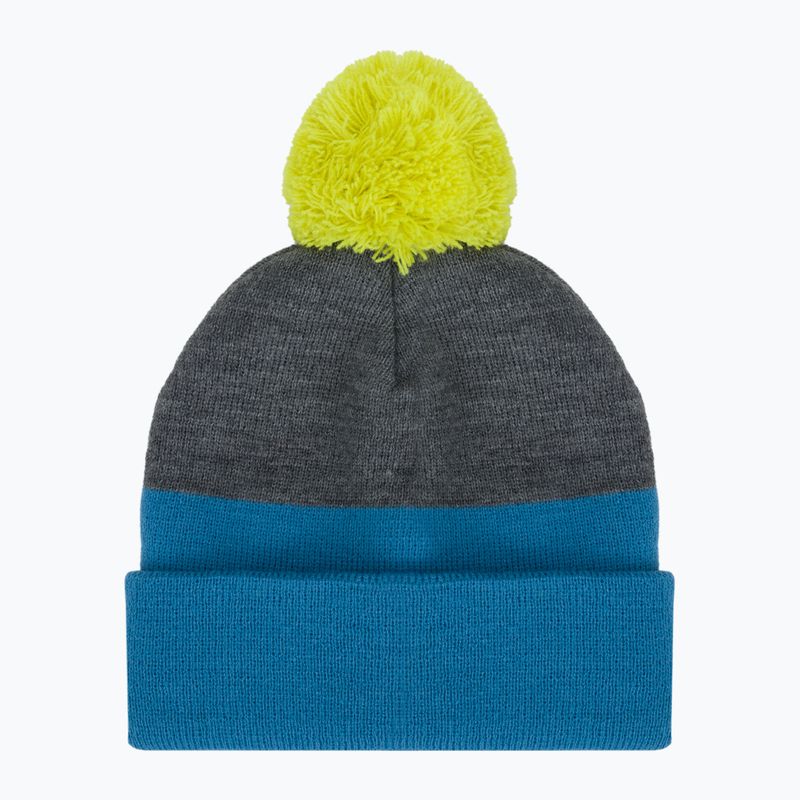 Spalva Vaikų kepurė Beanie Spalvota žieminė kepurė mėlynai pilka 740805 6
