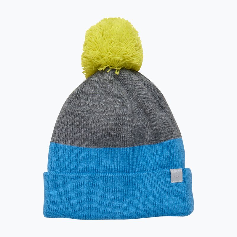 Spalva Vaikų kepurė Beanie Spalvota žieminė kepurė mėlynai pilka 740805 7