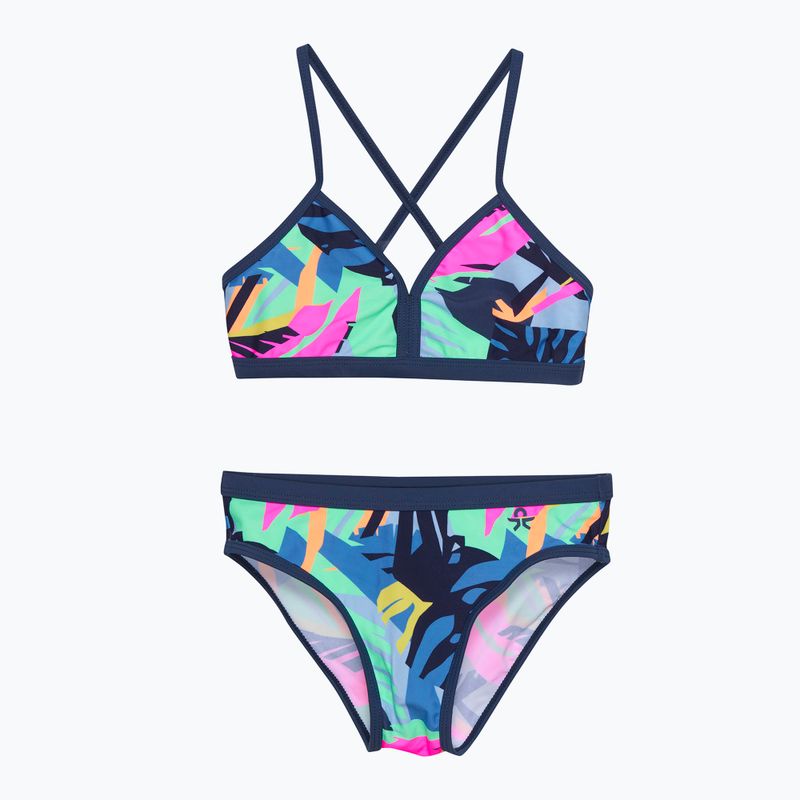 Vaikų dviejų dalių maudymosi kostiumėlis Spalva Kids AOP Bikinis mėlynas CO7201177553