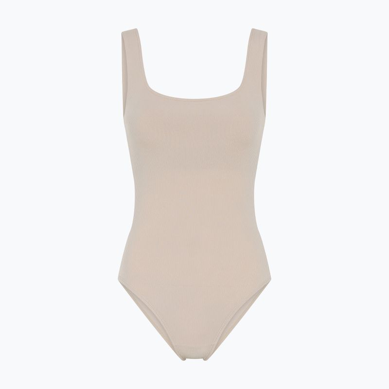 Moteriškas treničuočių bodis Girlfriend Collective Penny Square Neck cream 7