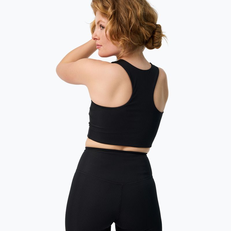 Treniruočių liemenėlė Girlfriend Collective Rib Dylan black 3