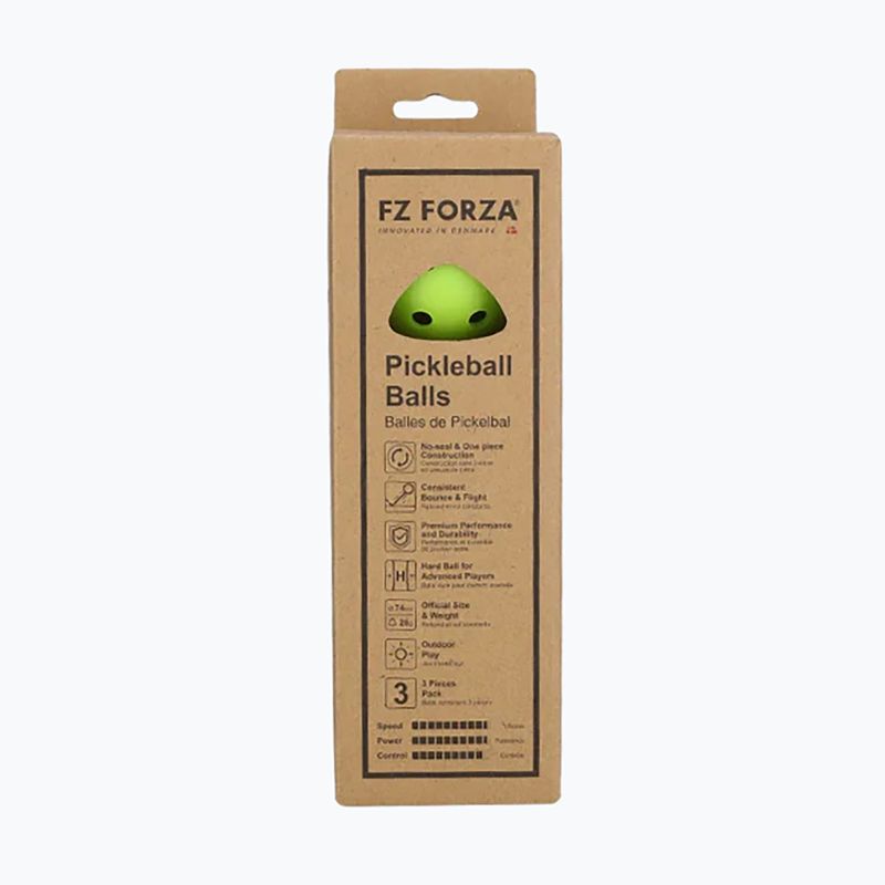 Pickleball kamuoliukai FZ Forza 40H 3 pack yellow 2