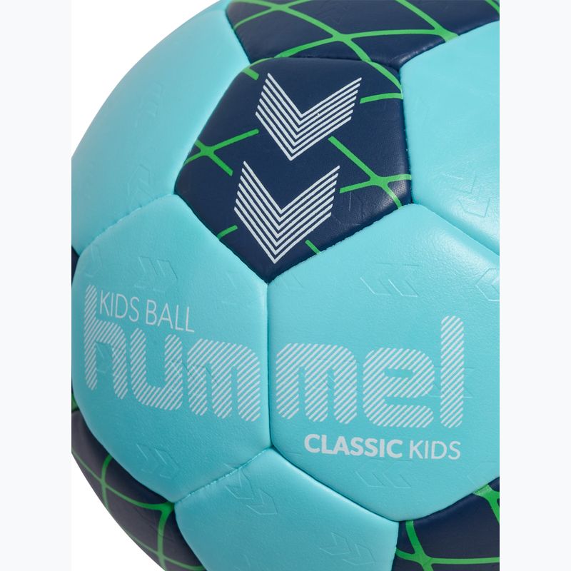 Vaikiškas rankinio kamuolys Hummel Classic HB Jr light blue/marine/green size 0.0 4