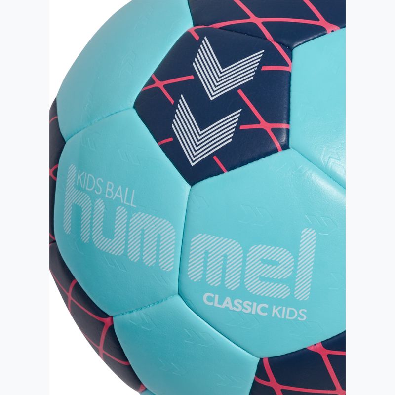 Vaikiškas rankinio kamuolys Hummel Classic HB Jr light blue/marine/red size 1 4