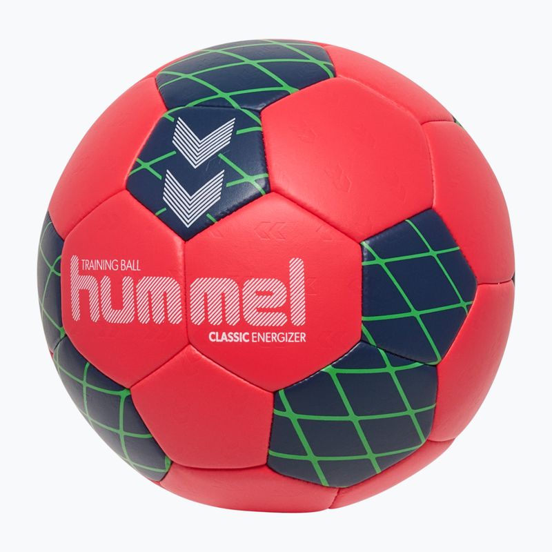 Rankinio kamuolys Hummel Classic Energizer red/marine/green size 0 2