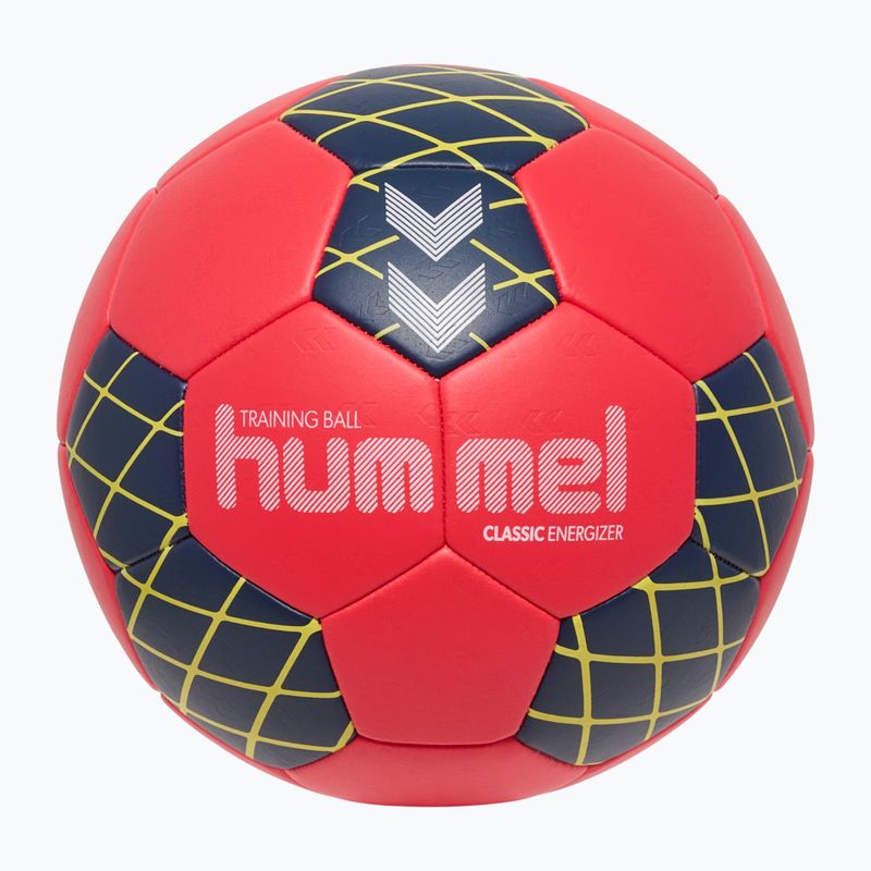Rankinio kamuolys Hummel Classic Energizer off white/light blue/marine size 2