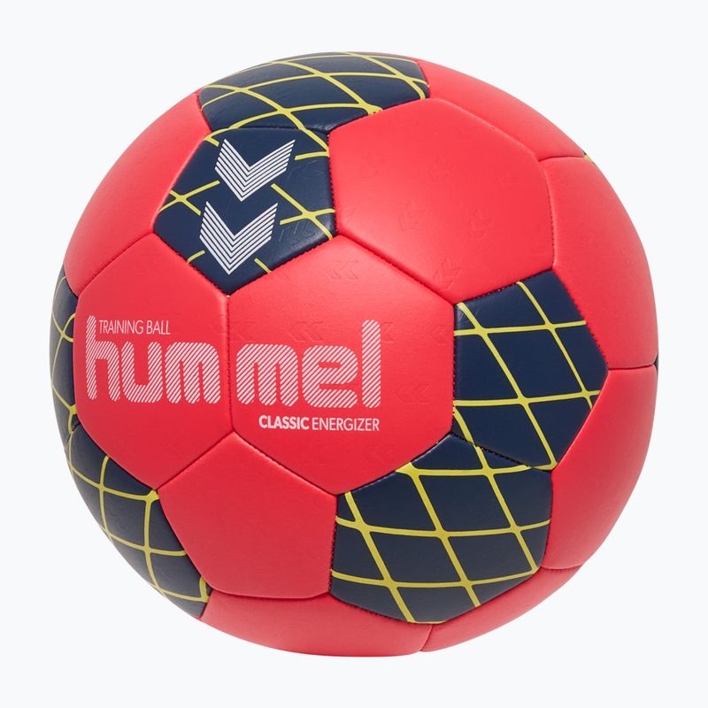 Rankinio kamuolys Hummel Classic Energizer off white/light blue/marine size 2 2