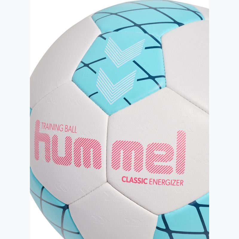 Rankinio kamuolys Hummel Classic Energizer off white/light blue/marine size 2 4