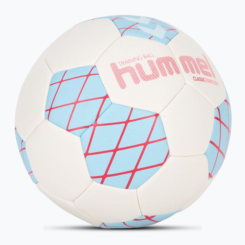 Rankinio kamuolys Hummel Classic Energizer off white/light blue/yellow dydis 3 2