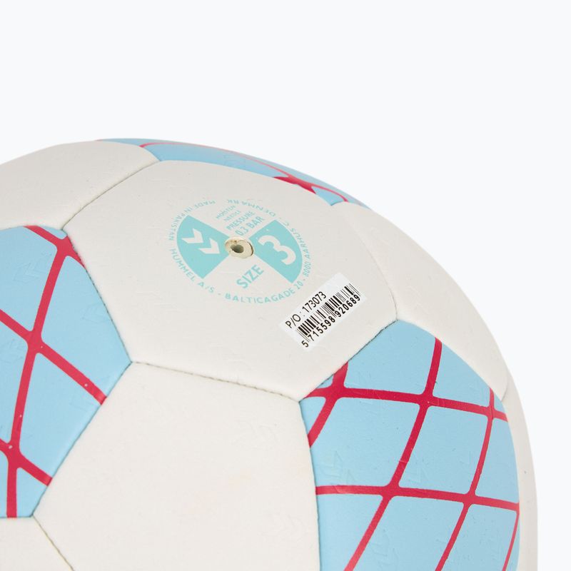 Rankinio kamuolys Hummel Classic Energizer off white/light blue/yellow dydis 3 3