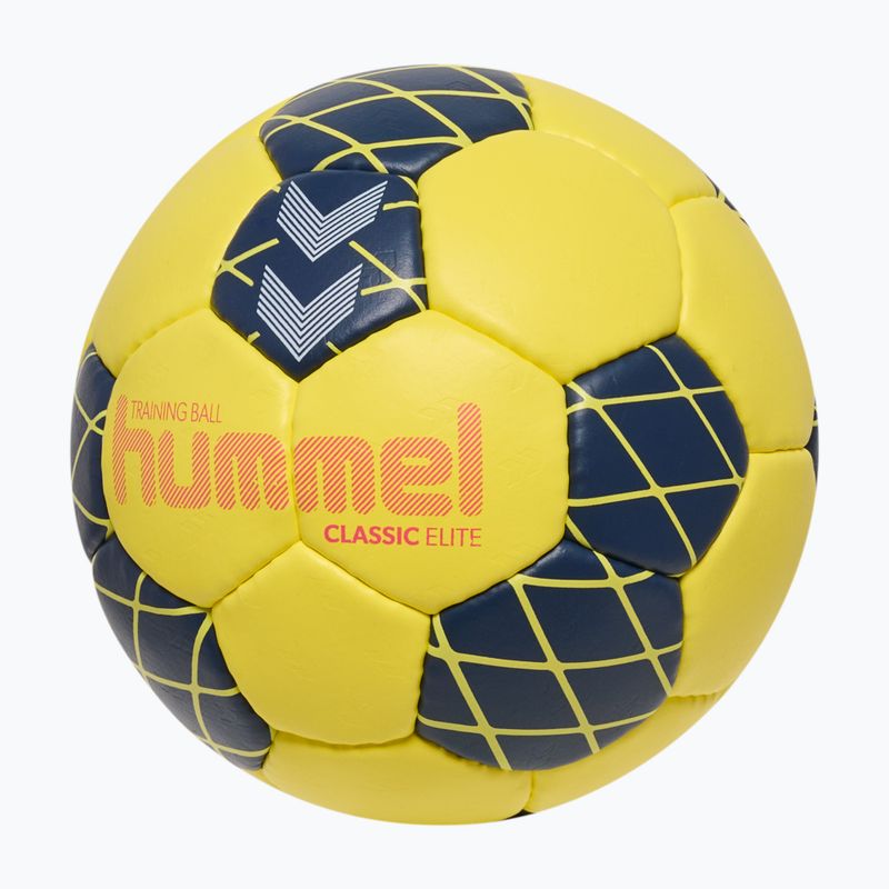 Rankinio kamuolys Hummel Classic Elite HB yellow/marine size 1 2