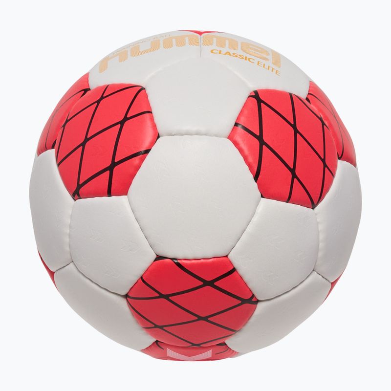 Rankinio kamuolys Hummel Classic Elite HB off white/red/black size 2 3