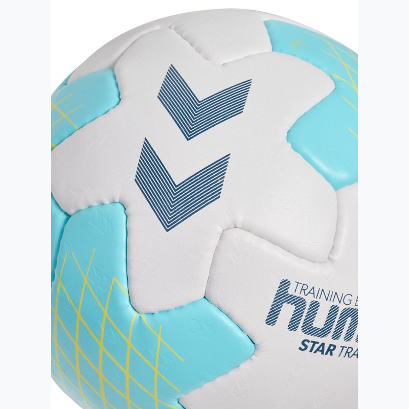 Rankinio kamuolys Hummel Startraining HB white/light blue/navy size 1 4