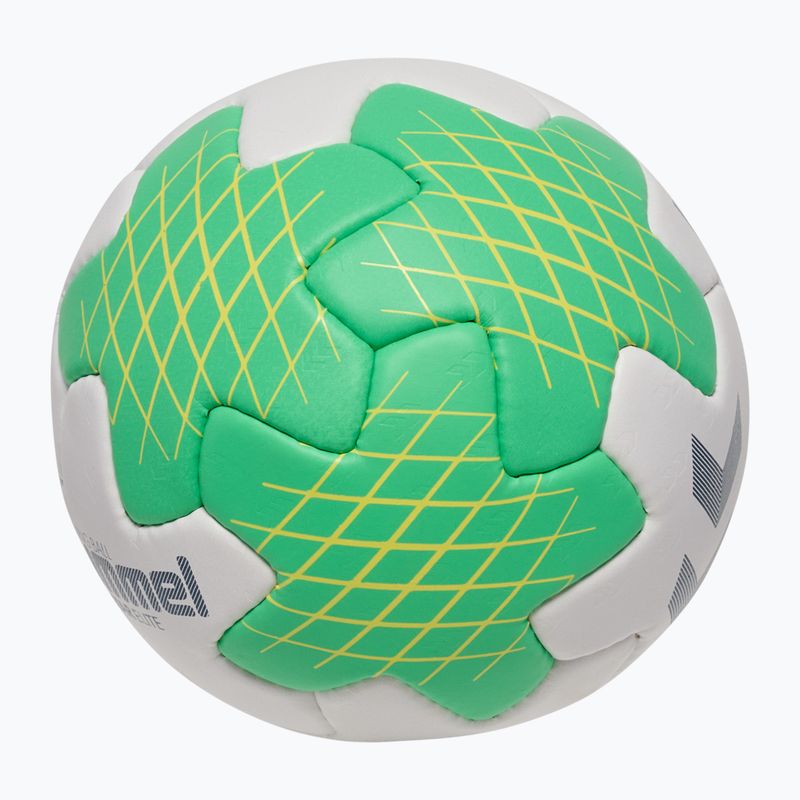 Rankinio kamuolys Hummel Star Elite HB off white/green/yellow dydis 1 3