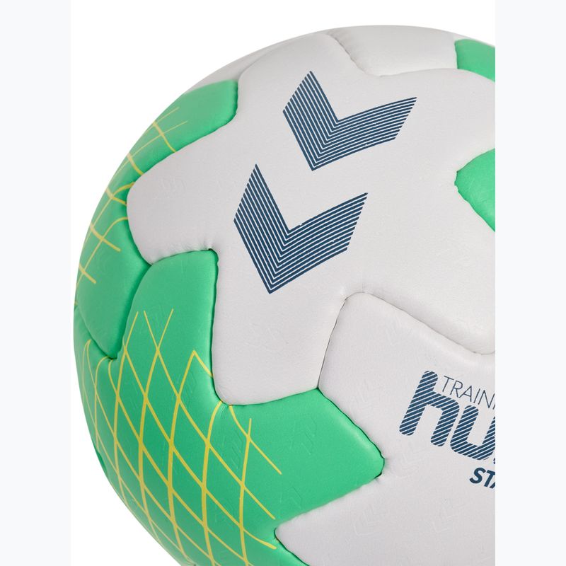 Rankinio kamuolys Hummel Star Elite HB off white/green/yellow dydis 1 4