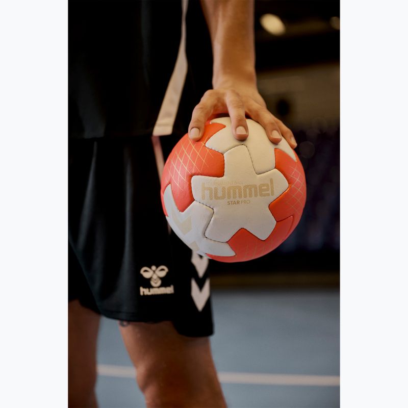 Rankinio kamuolys Hummel Star Pro HB off white/red/silver size 2 6