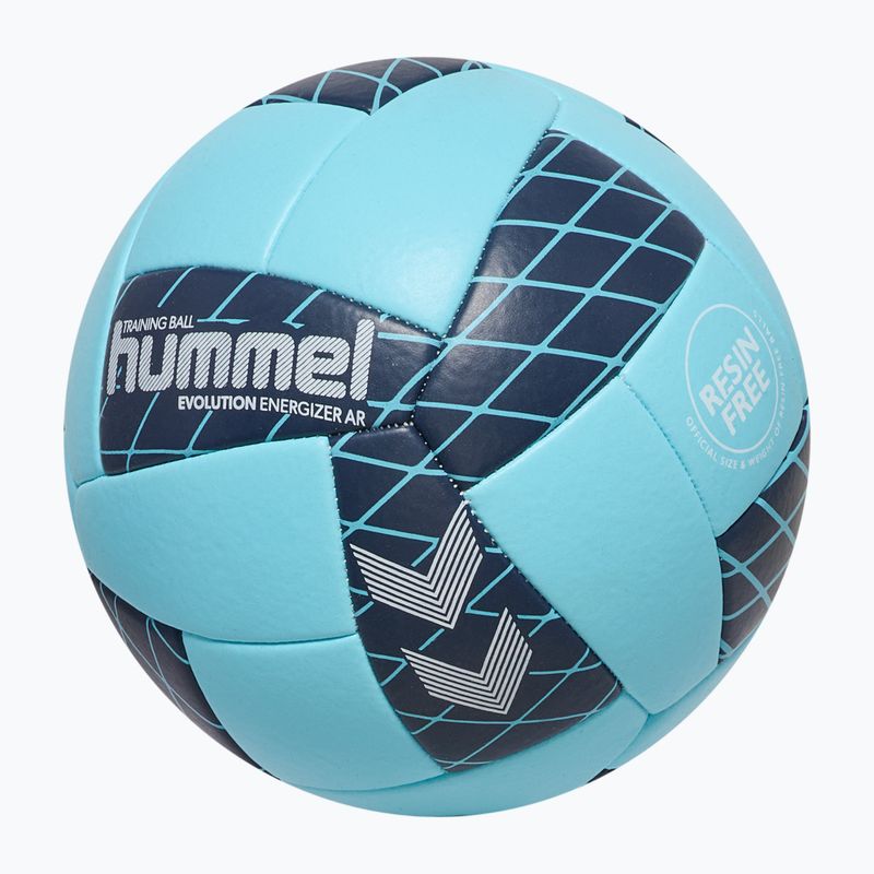 Rankinio kamuolys Hummel Evolution Energizer AR HB light blue/marine size 1