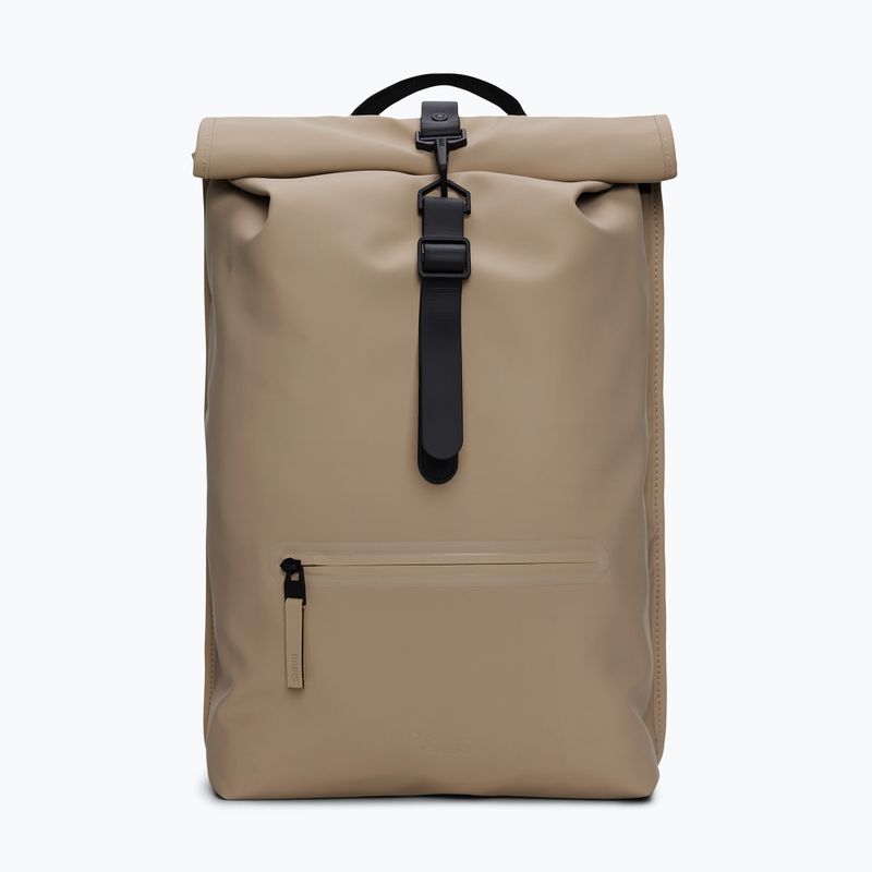 Miesto kuprinė Rains Rucksack Rolltop Beige