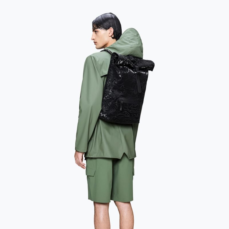 Miesto kuprinė Rains Rucksack Rolltop 17 l amp 4