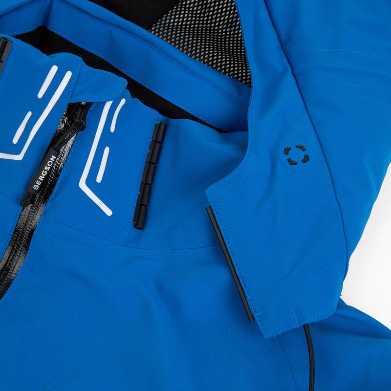 Vyriška slidinėjimo striukė BERGSON Velox Stx ibiza blue/white 6