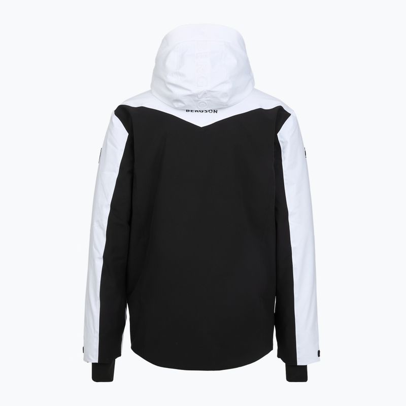 Vyriška slidinėjimo striukė BERGSON Velox Stx white/grey 2