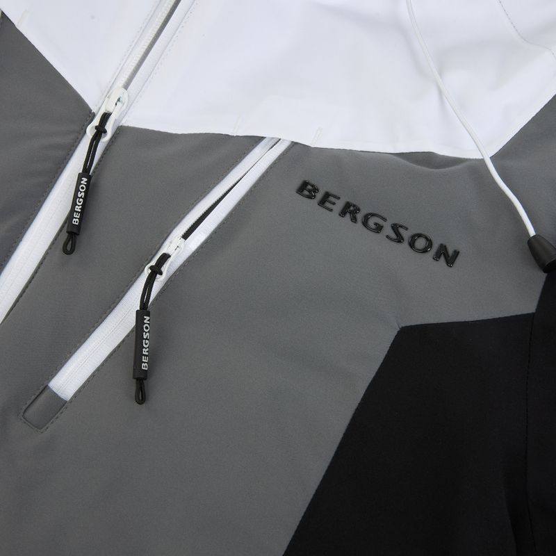 Vyriška slidinėjimo striukė BERGSON Velox Stx white/grey 4