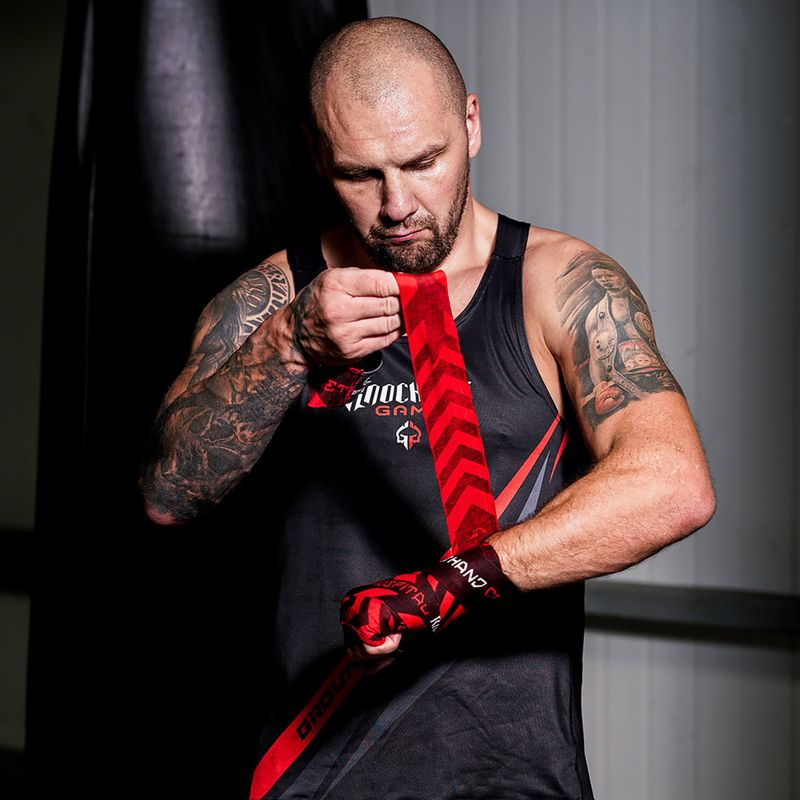 Ground Game "Hellfire" raudoni bokso tvarsčiai 5