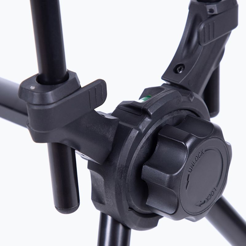 3 meškerių laikiklis Mikado Compact 3 Rod, juodas AMP03-100-3 2