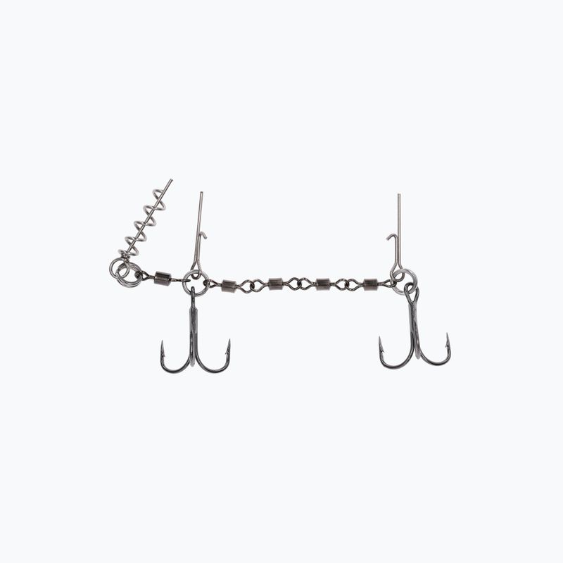 Mikado Jaws Double Evo Stinger XL sidabrinis masalo išleidimo įtaisas HDJ-12-02