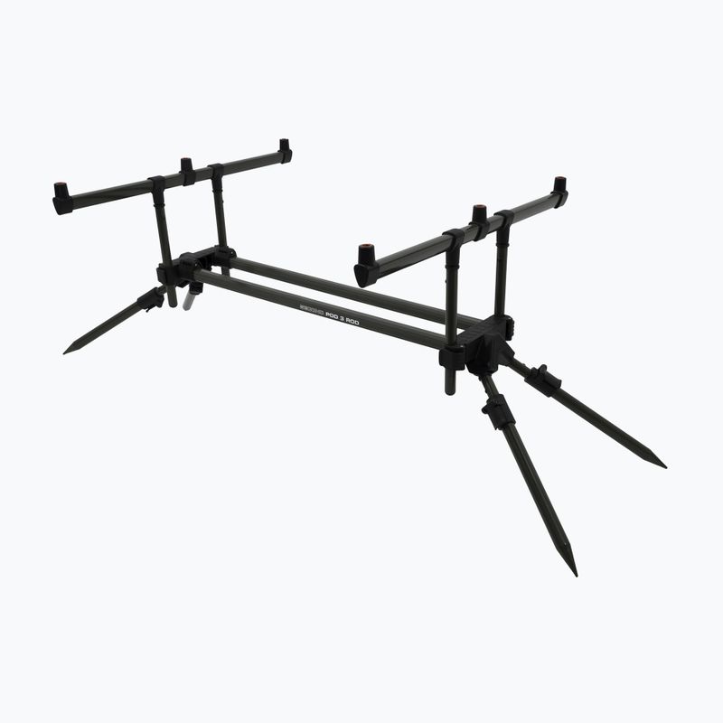 Rodyklė 3 meškerėms Mikado Second Pod, juoda AMP03-107-3