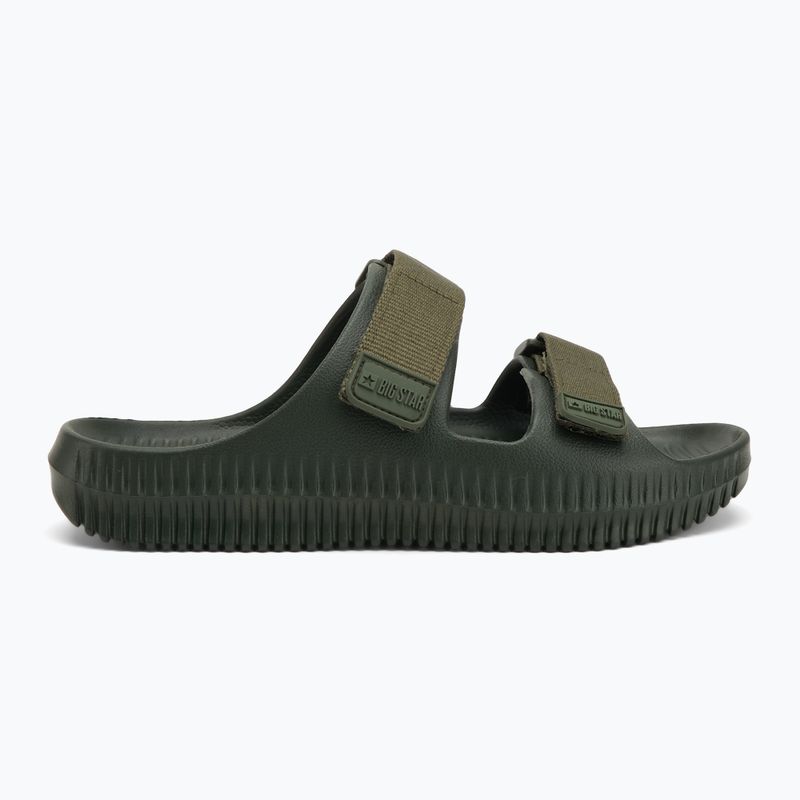 Vyriškos šlepetės Big Star RR174A027 žalios/alyvuogių spalvos 2