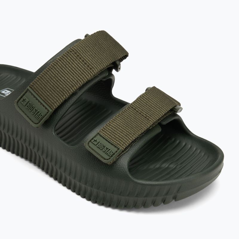 Vyriškos šlepetės Big Star RR174A027 žalios/alyvuogių spalvos 7