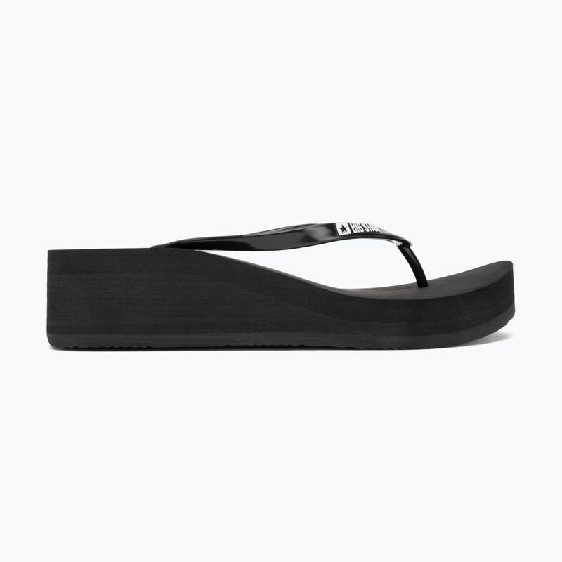 Moteriškos šlepetės per pirštą BIG STAR RR274A549 black 7