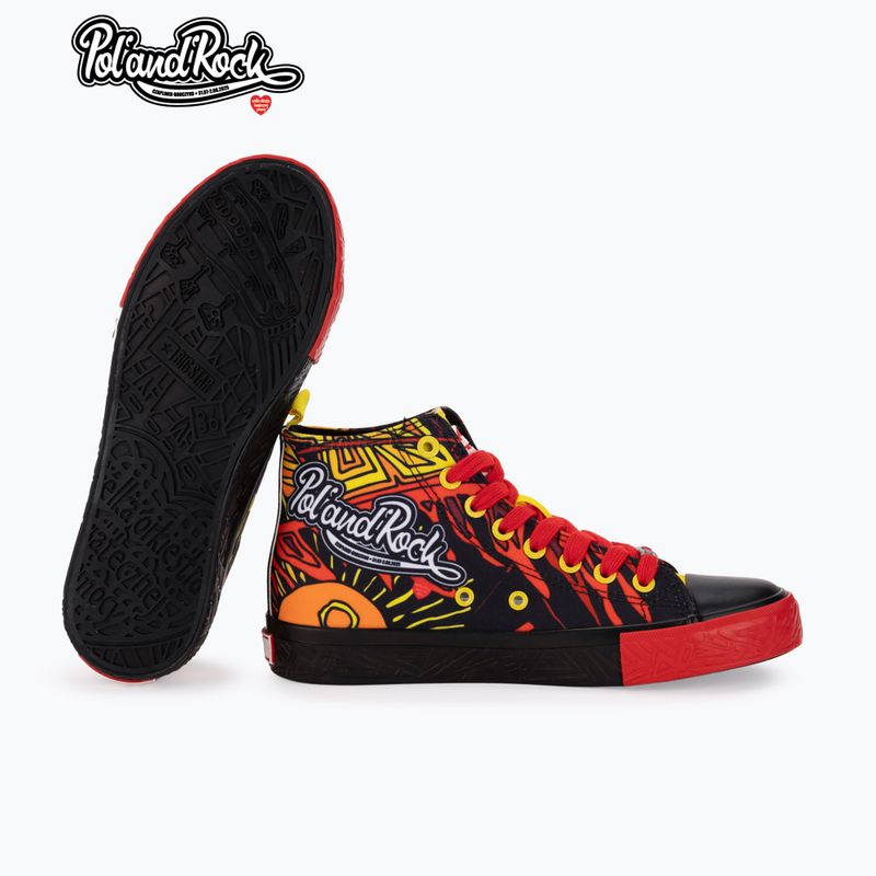 Vyriški sportiniai bateliai BIG STAR SS174501 black/red/yellow 12