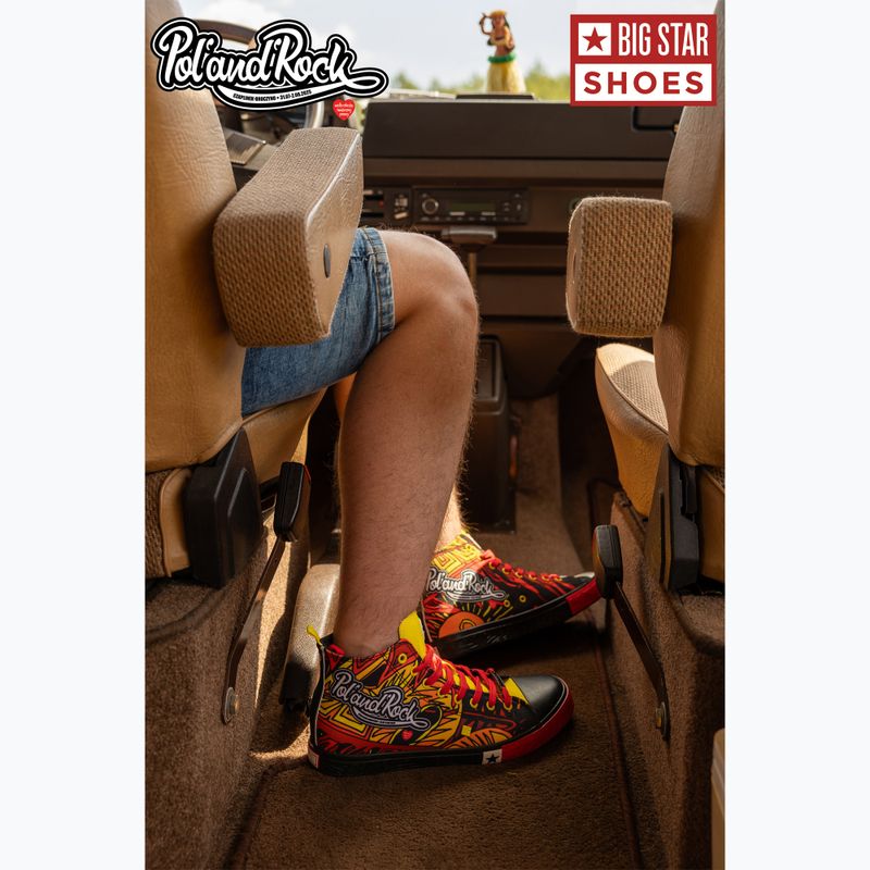 Vyriški sportiniai bateliai BIG STAR SS174501 black/red/yellow 18