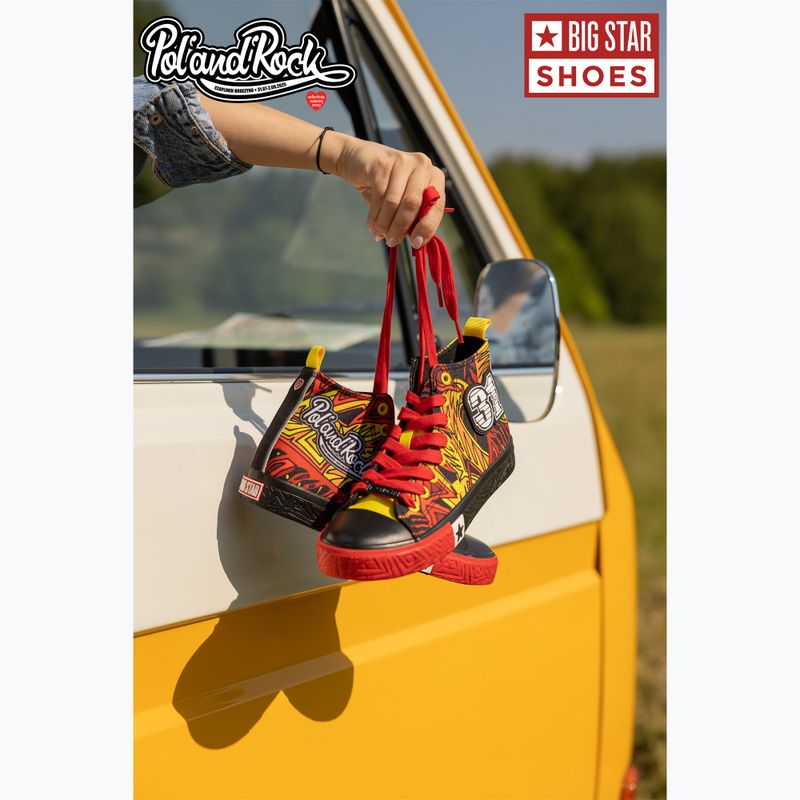 Vyriški sportiniai bateliai BIG STAR SS174501 black/red/yellow 21