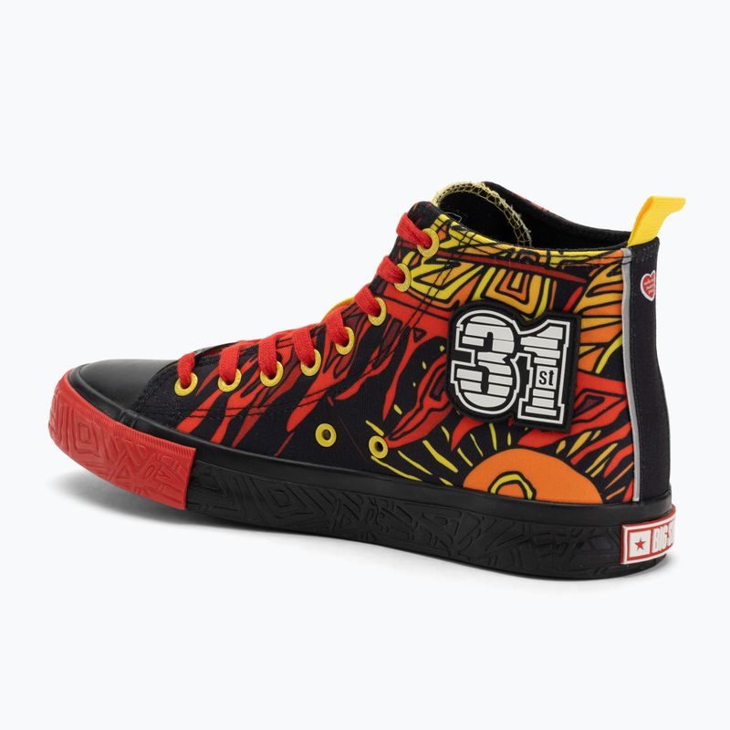 Vyriški sportiniai bateliai BIG STAR SS174501 black/red/yellow 3