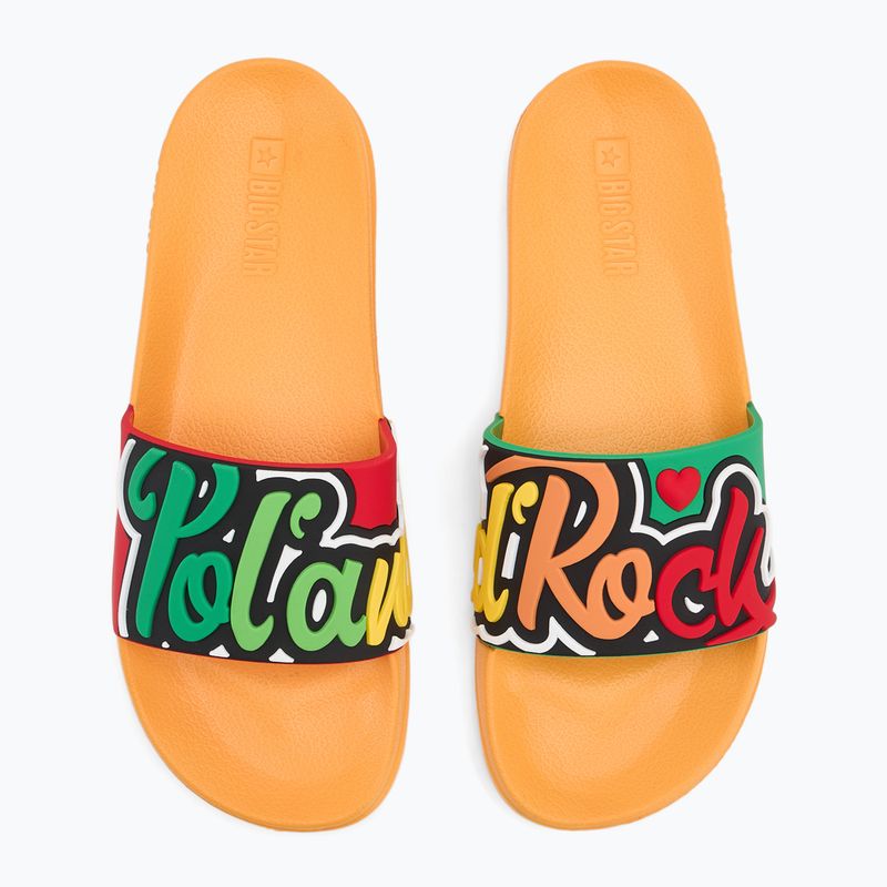 Vyriškos šlepetės BIG STAR SS174507 yellow 5