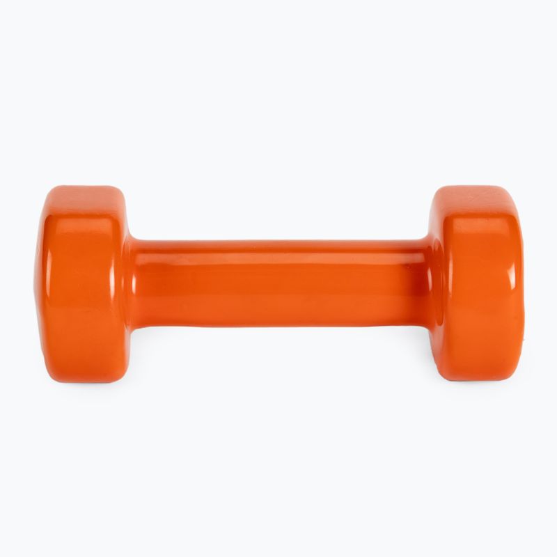 Meteor hanteliai 2 x 1 kg oranžiniai 30182 4