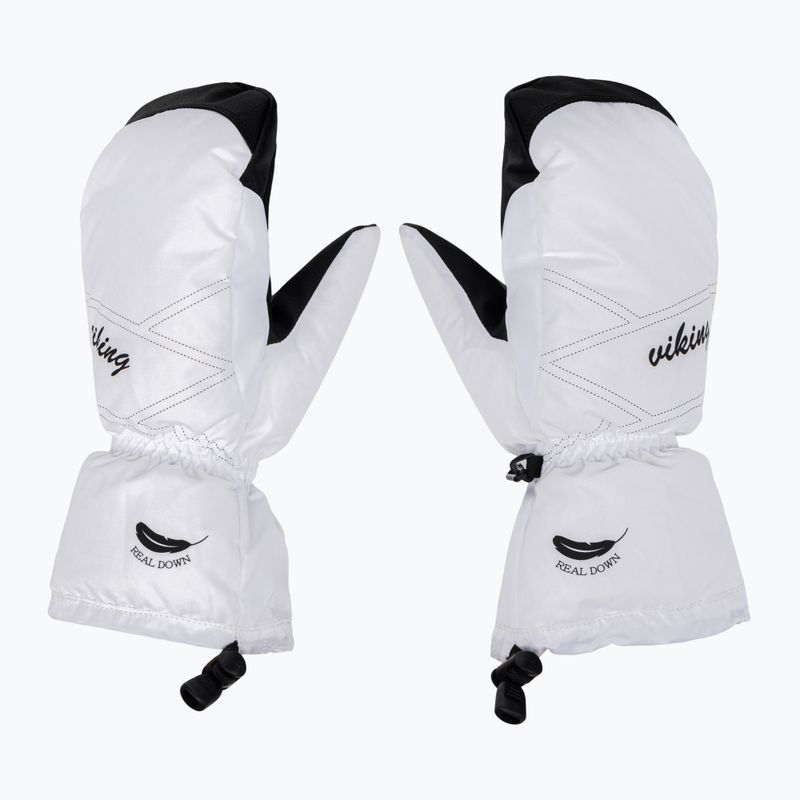Moteriškos slidinėjimo pirštinės Viking Strix Mitten White 112/19/0300/01 3