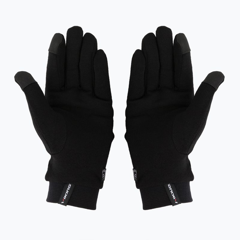 Viking Alfa Merino trekingo pirštinės juodos 190217711 09 2