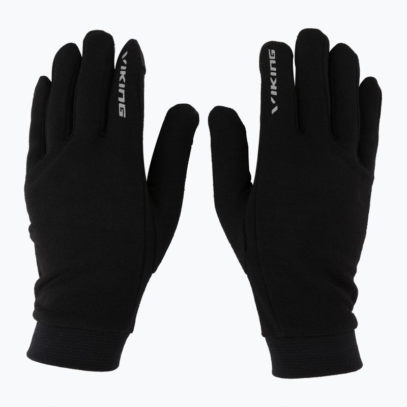 Viking Alfa Merino trekingo pirštinės juodos 190217711 09 3