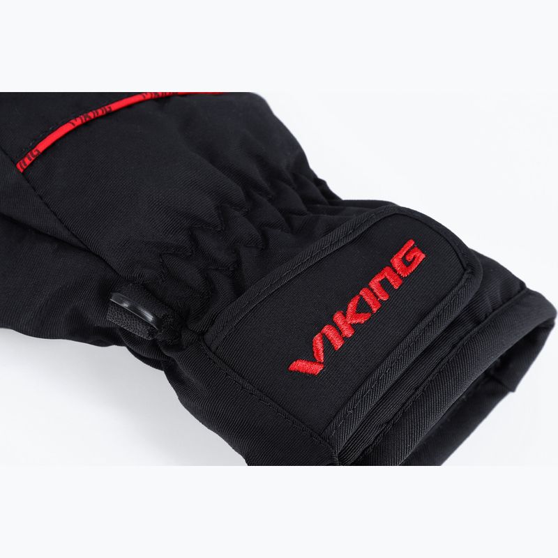 Vaikiškos slidinėjimo pirštinės Viking Kevin Ski dark red 6