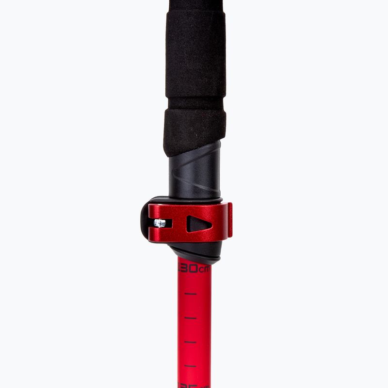 Ski touring lazdos Viking Spider black/red 5